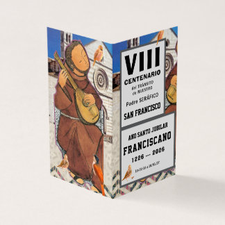 Tarjeta San Francisco de Asis Folded Card