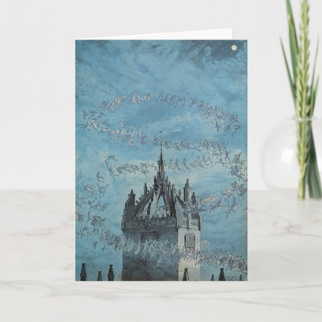 Tarjeta San Giles - Sus campanas por Charles Altamont Doyl (Anverso)