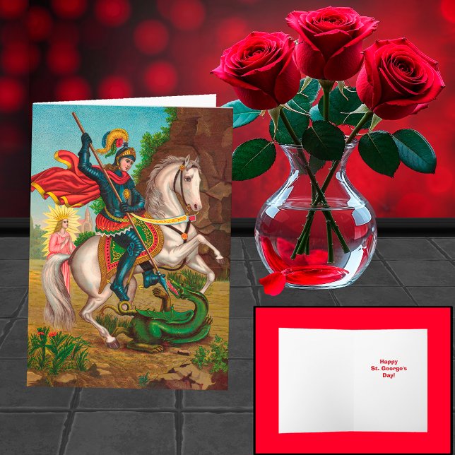 Tarjeta San Jorge rescata a la princesa (Subido por el creador)