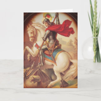 Tarjeta San Jorge y el dragón