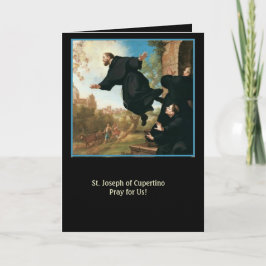 Tarjeta San José de Cupertino Religioso