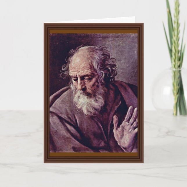 Tarjeta San José de Reni Guido (Anverso)