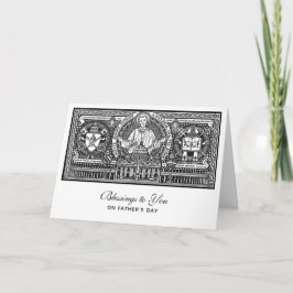 Tarjeta San José Jesús Padres Día Católico C