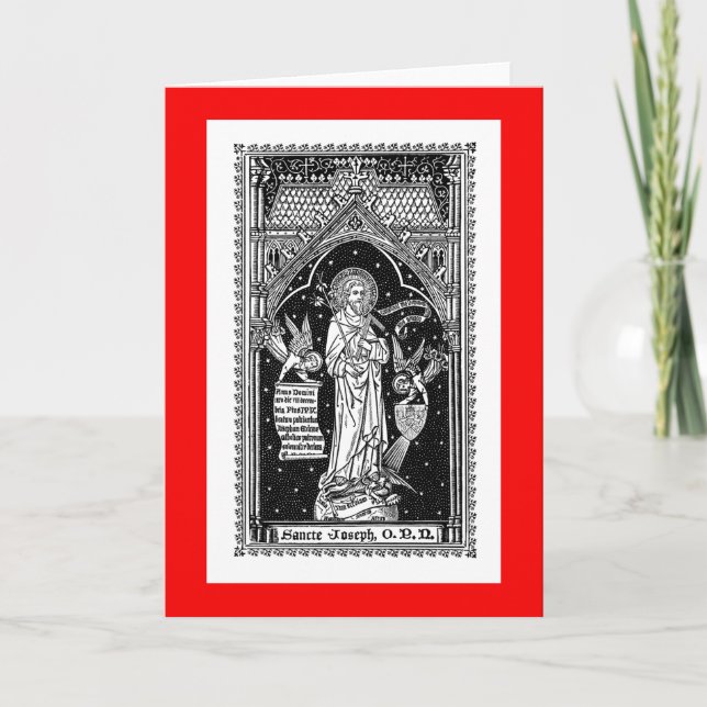 Tarjeta San José, Patrono de la Iglesia (DT 01) (Anverso)
