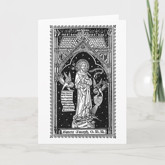 Tarjeta San José, Patrono de la Iglesia (DT 01) (Anverso)