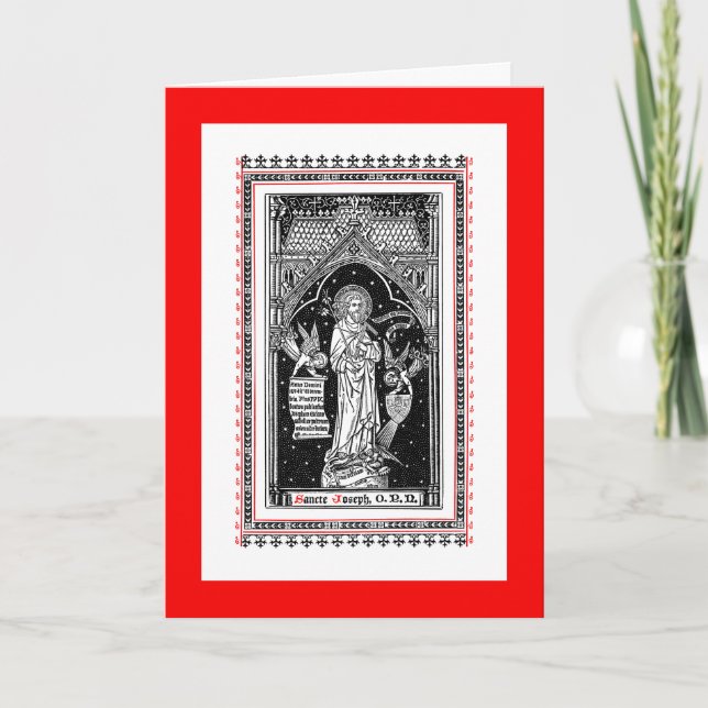Tarjeta San José, Patrono de la Iglesia (DT 01) (Anverso)