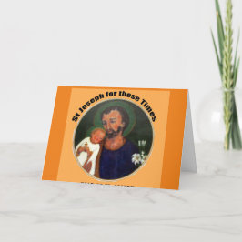 Tarjeta San Joseph para estos tiempos