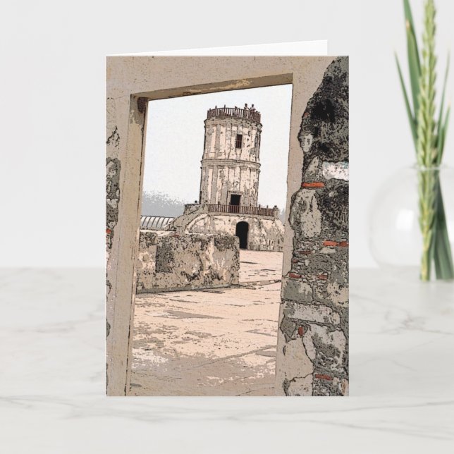 Tarjeta San Juan de Ulua, Veracruz (Anverso)