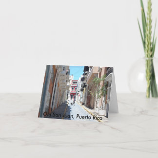 Tarjeta San Juan viejo Notecards