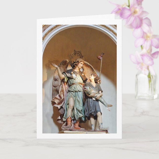 Tarjeta San Rafael, Iglesia de San Nicolás, Valencia (Orquídea)