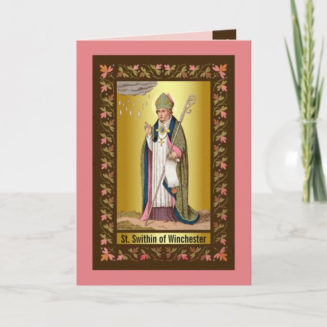 Tarjeta San Swithin de Winchester (Anverso)