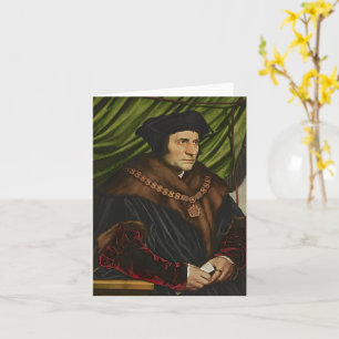 Tarjeta San Tomás Moro personalizado/en blanco 