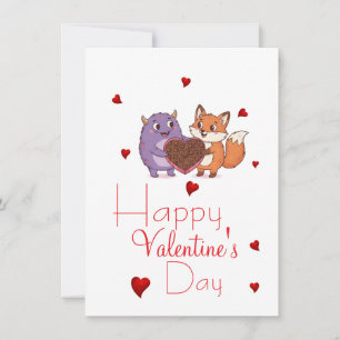 Tarjeta San Valentín con amigo 