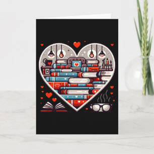 Tarjeta San Valentín de amor literario para el entusiasta 