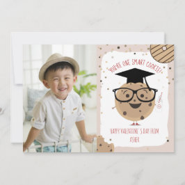 Tarjeta San Valentín de clase Smart Cookie Photo