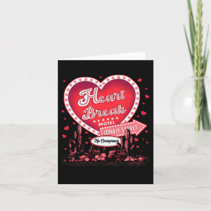 Tarjeta San Valentín de corazón roto