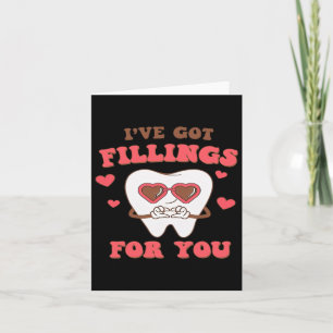 Tarjeta San Valentín Dental Tengo Empastes Para Ti 