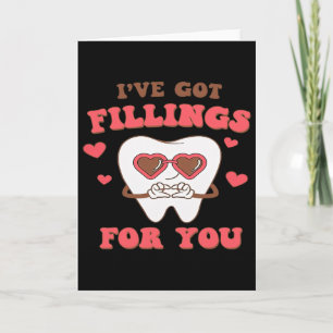 Tarjeta San Valentín Dental Tengo Empastes Para Ti