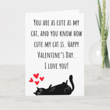 San Valentín Divertido Tan Lindo Como Mi Gato Dobl