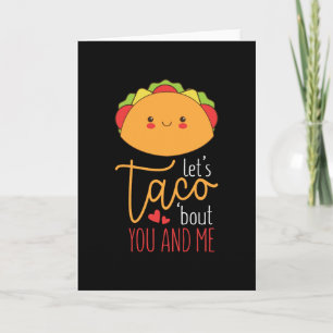 Tarjeta San Valentín Divertido Vamos a Tacoblar Sobre Ti Y
