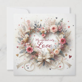 Tarjeta San Valentín es mi único