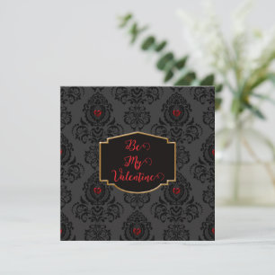 Tarjeta San Valentín Gótico Romántico