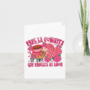 Tarjeta San Valentín Mexicano Eres La Conchita Que Endulza