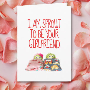 Tarjeta San Valentín para vegano - Novio Verdura Divertido