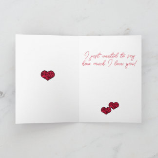 Tarjeta San Valentín personalizable con oso y flor