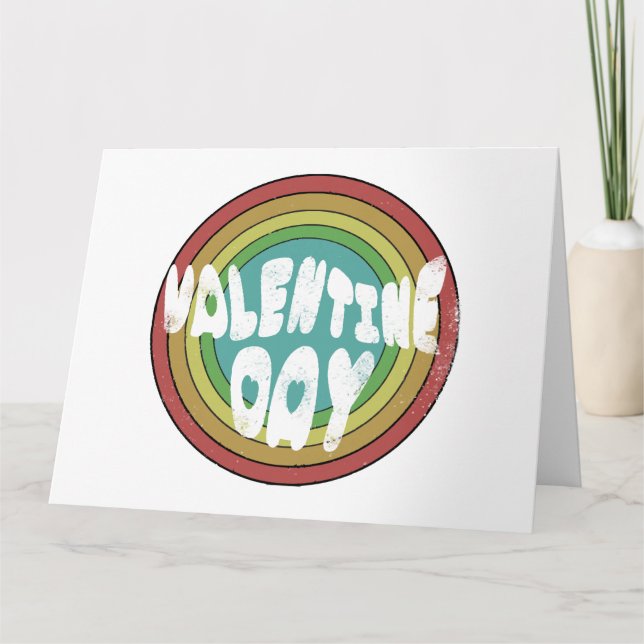 Tarjeta San Valentín retro (Anverso)