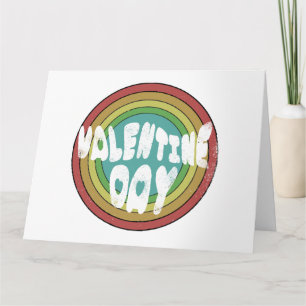 Tarjeta San Valentín retro