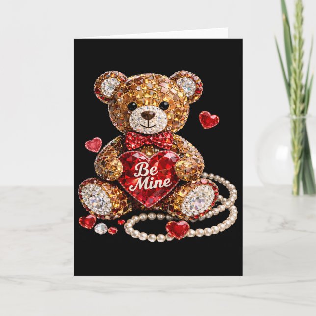 Tarjeta San Valentín Sé Mío Coquette Vintage (Anverso)