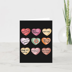 Tarjeta San Valentines Problemas de Salud Mental Consejero