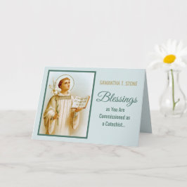 Tarjeta San Viador de Lyon el Catecista (BF 02)