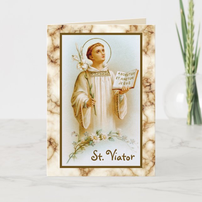 Tarjeta San Viador de Lyon el Catecista (BF 02) (Anverso)