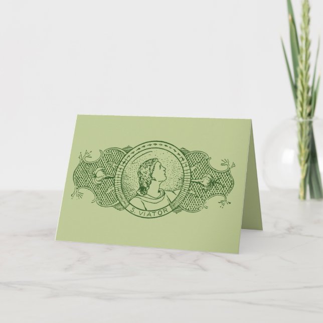 Tarjeta San Viador de Lyon el Catecista (LD 001) (Anverso)