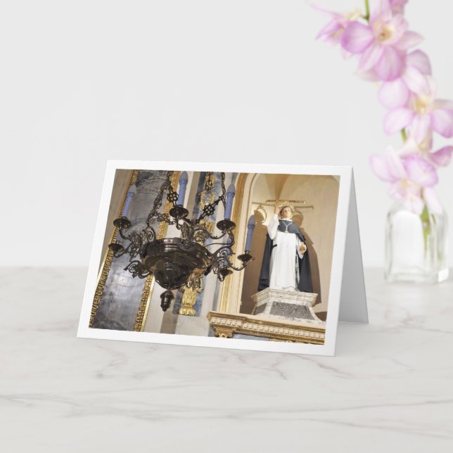 Tarjeta San Vicente Ferrer, Iglesia de San Nicolás, Valenc (Orquídea)