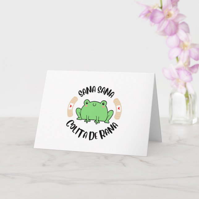 Tarjeta Sana Sala Colita De Rana, Español (Orquídea)