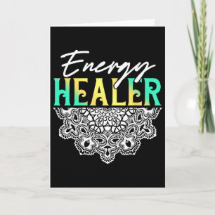 Tarjeta Sanador Energético Maestro Reiki Yoga Espiritual C