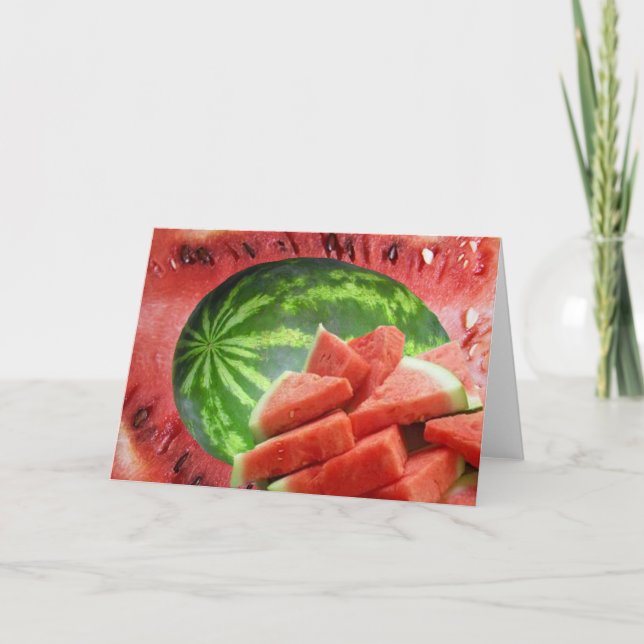 Tarjeta sandía (Anverso)