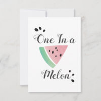 sandía acuática uno en cumpleaños de melón