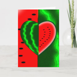 Tarjeta Sandía I (del corazón)