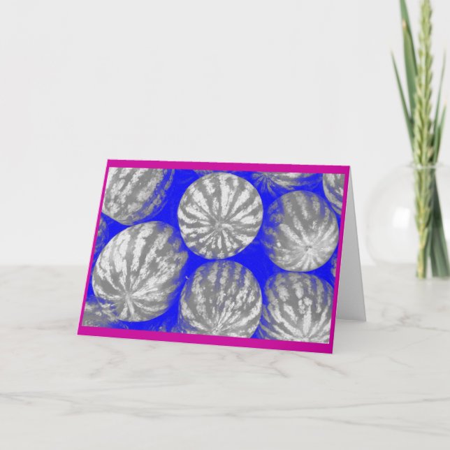 Tarjeta "sandías" (Anverso)