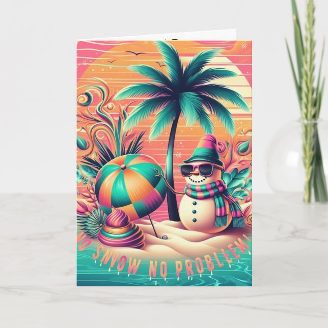 Tarjeta Sandman Christmas Card (Anverso)