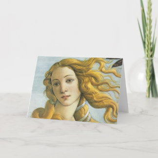 Tarjeta Sandro Botticelli - Venus (Detalle)