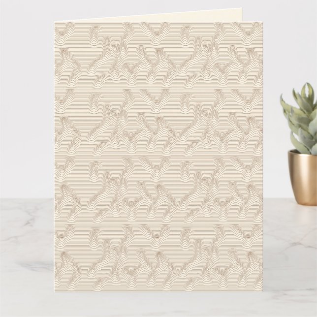 Tarjeta Sands of Motion OP Art (Planta pequeña)