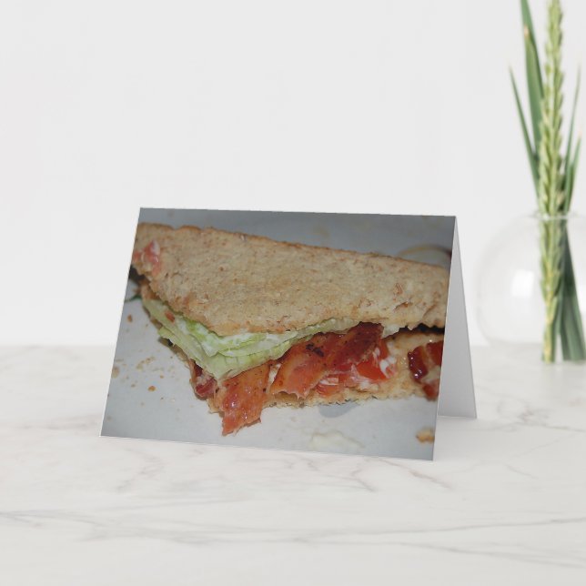 Tarjeta Sandwich BLT (Anverso)