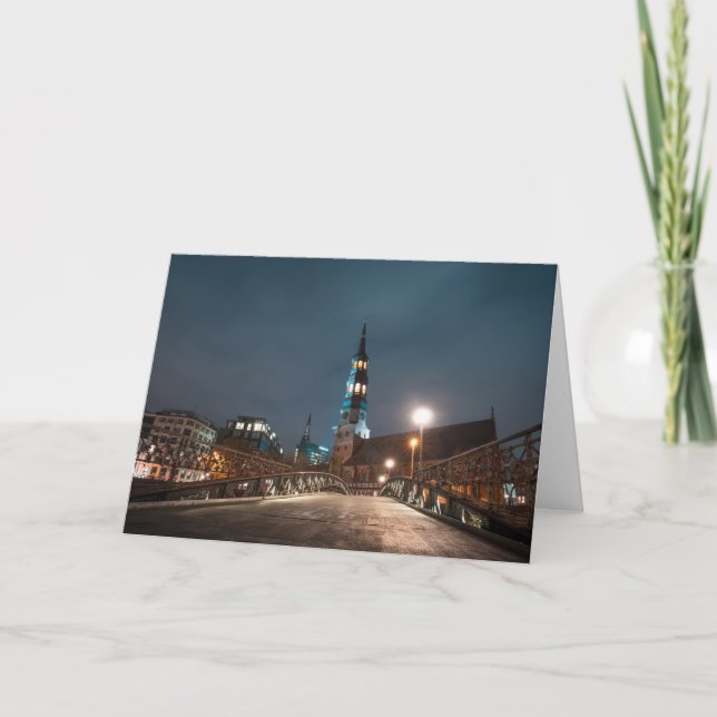 Tarjeta Sankt Katharinen Kirche Hamburg Foto (Anverso)