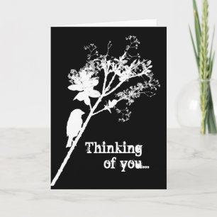 Tarjeta Sans Vous (reverse)- thinking of you