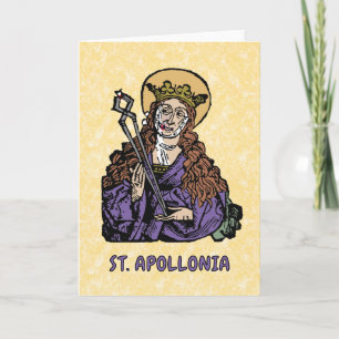 Tarjeta Santa Apolonia con diente extraído (Nuremberg)